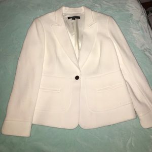 Anne Klein cream colored suit jacket size 10P